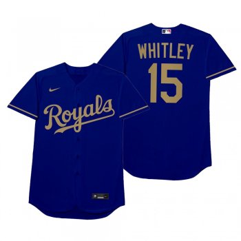 Whit Merrifield Whitley Blue 2021 Players' Weekend Nickname Jersey