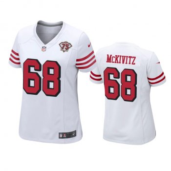 Women's San Francisco 49ers Colton McKivitz White 75th Anniversary Jersey