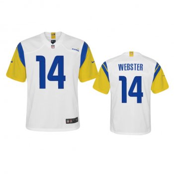 Youth Rams Nsimba Webster White Alternate Game Jersey