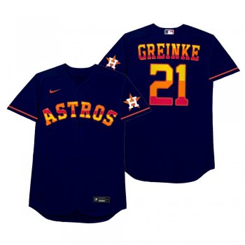 Zack Greinke Greinke Royal 2021 Players' Weekend Nickname Jersey