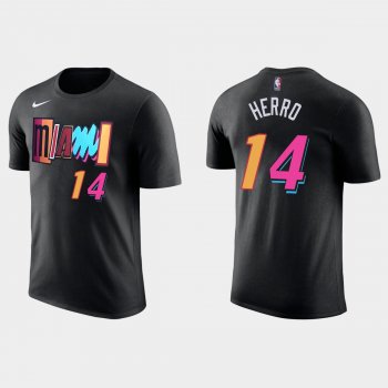 2021-22 Miami Heat Tyler Herro #14 City Edition Black T-shirt