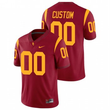 Men's USC Trojans Custom Cardinal College Football Alumni Player Game Jersey