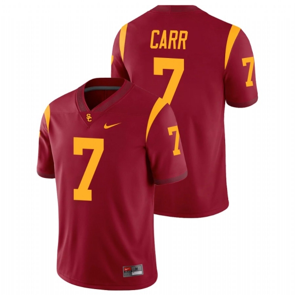 Men's USC Trojans Stephen Carr Cardinal College Football Alumni Player Game Jersey