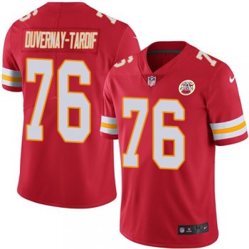 Youth Nike Kansas City Chiefs 76 Laurent Duvernay-Tardif Limited Red Team Color NFL Jersey