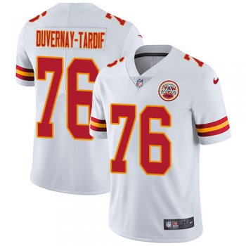 Youth Nike Kansas City Chiefs 76 Laurent Duvernay-Tardif Elite White NFL Jersey