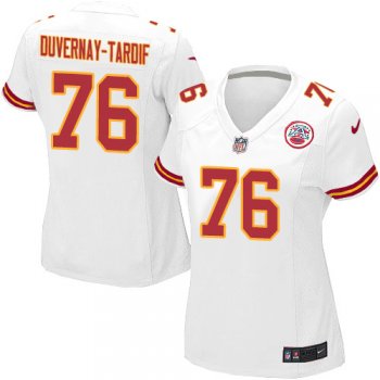 Women's Nike Kansas City Chiefs 76 Laurent Duvernay-Tardif Game White NFL Jersey