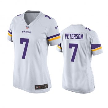 Women's Minnesota Vikings Patrick Peterson White Game Jersey