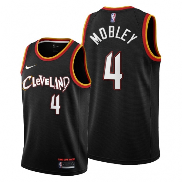 2021 NBA Draft Evan Mobley Cleveland Cavaliers Black Jersey #4