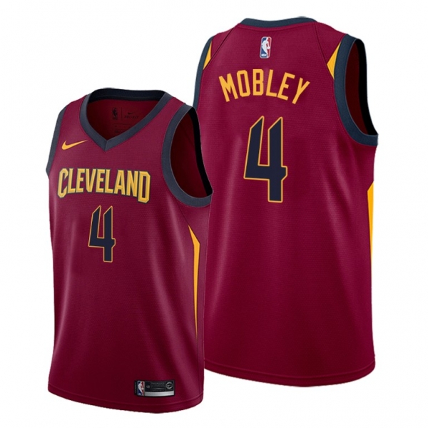 2021 NBA Draft Evan Mobley Cleveland Cavaliers Wine Jersey #4