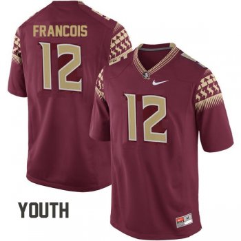 Youth Florida State Seminoles #12 Deondre Francois Red Football Jersey