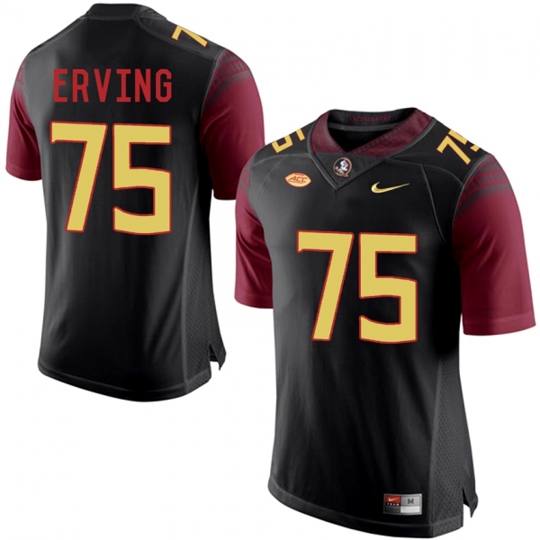 Florida State Seminoles Cameron Erving #75 Black College Football Player Stitched Alternate Jersey