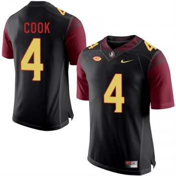 Florida State Seminoles Dalvin Cook #4 Black College Football Player Stitched Alternate Jersey