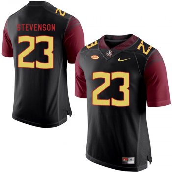 Florida State Seminoles Freddie Stevenson #23 Black College Football Player Stitched Alternate Jersey