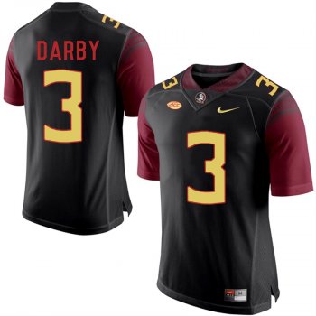 Florida State Seminoles Ronald Darby #3 Black College School Football Player Stitched Alternate Jersey