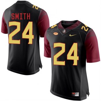 Florida State Seminoles Terrance Smith #24 Black College School Football Player Stitched Alternate Jersey