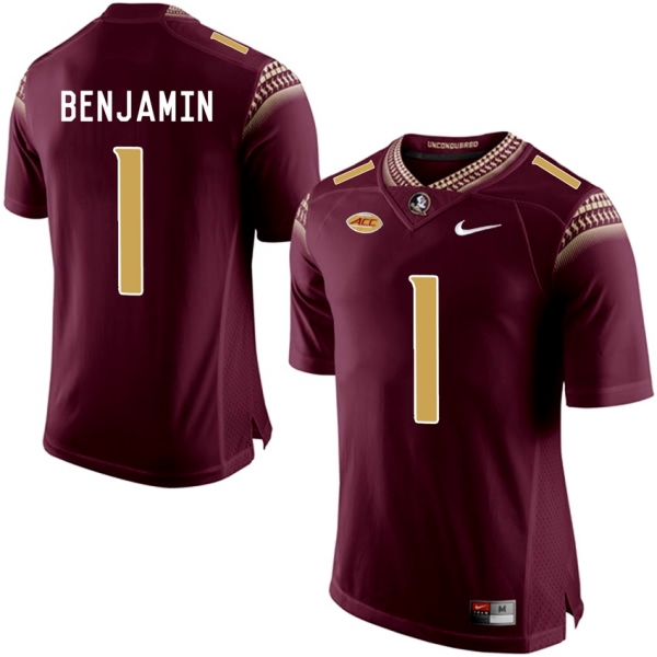 Florida State Seminoles BKelvin Benjamin #1 Garnet College School Football Player Stitched Limited Jersey