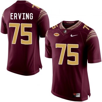 Florida State Seminoles Cameron Erving #75 Garnet College School Football Player Stitched Limited Jersey