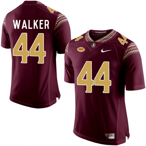 Florida State Seminoles DeMarcus Walker #44 Garnet College School Football Player Stitched Limited Jersey