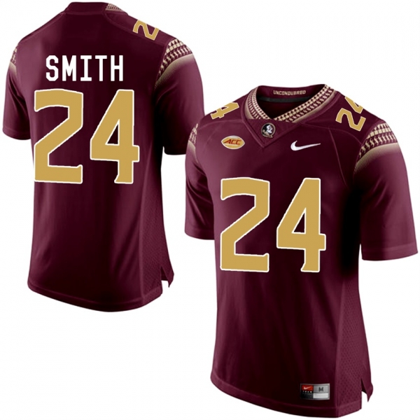 Florida State Seminoles Terrance Smith #24 Garnet College School Football Player Stitched Limited Jersey