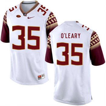 Florida State Seminoles Nick O'Leary #35 White College School Football Player Stitched Away Jersey