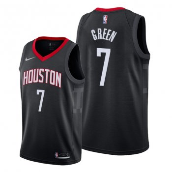 2021 NBA Draft Jalen Green Houston Rockets Black Jersey Statement Edition