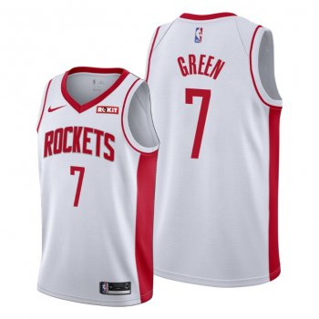 2021 NBA Draft Jalen Green Houston Rockets White Jersey Association Edition