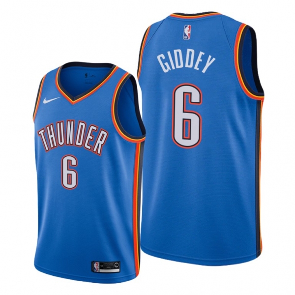 2021 NBA Draft Josh Giddey Oklahoma City Thunder Blue Jersey #6