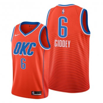 2021 NBA Draft Josh Giddey Oklahoma City Thunder Orange Jersey #6