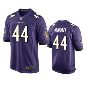 Baltimore Ravens #44 Marlon Humphrey Purple Game Jersey - Men