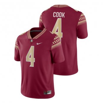 Male Florida State Seminoles Nike #4 Garnet Dalvin Cook Game College Football Jersey