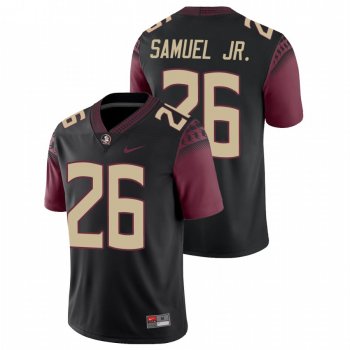 Men's Florida State Seminoles Asante Samuel Jr. Black College Football Alternate Game Nike Jersey