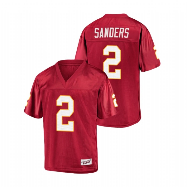 Men's Florida State Seminoles Deion Sanders Garnet College Football Jersey