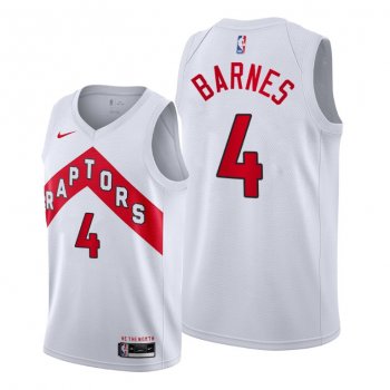 2021 NBA Draft Scottie Barnes Toronto Raptors White Jersey #4