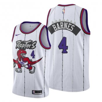 2021 NBA Draft Scottie Barnes Toronto Raptors White Jersey #4