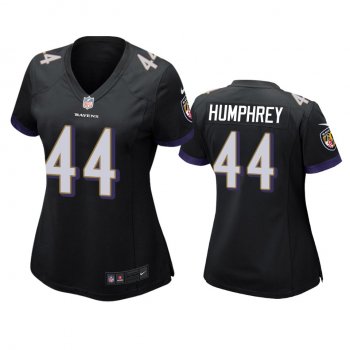 Women's Baltimore Ravens Marlon Humphrey Black Game Jersey