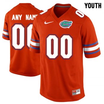 Youth Florida State Seminoles Orange College Limited Football Customized Jersey