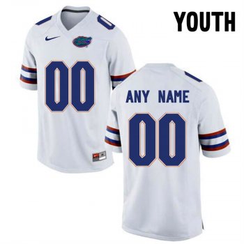 Youth Florida State Seminoles White College Limited Football Customized Jersey