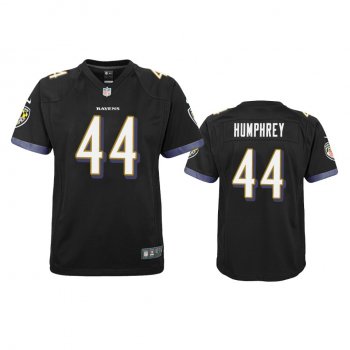 Youth Ravens Marlon Humphrey Black Game Jersey