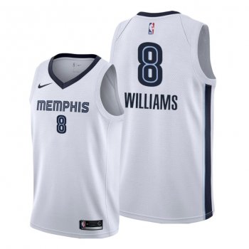 2021 NBA Draft Ziaire Williams Memphis Grizzlies White Jersey #8