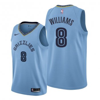 2021 NBA Draft Ziaire Williams Memphis Grizzlies Blue Jersey #8