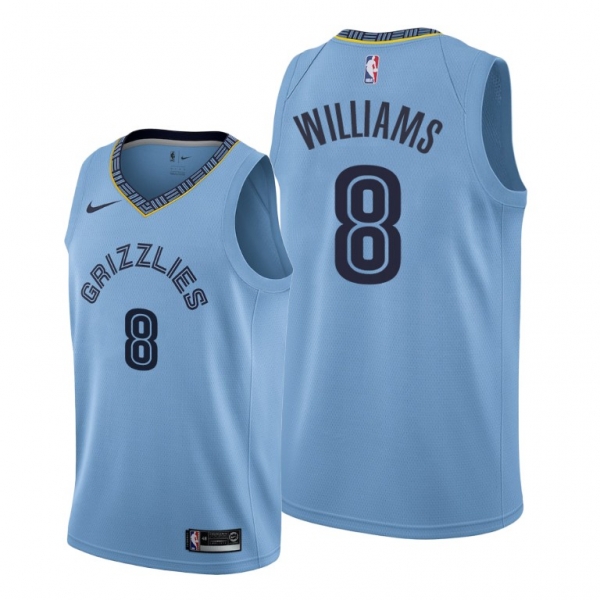 2021 NBA Draft Ziaire Williams Memphis Grizzlies Blue Jersey #8