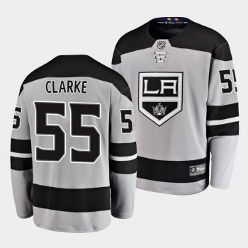 Brandt Clarke Los Angeles Kings 2021 NHL Draft Jersey Alternate Gray