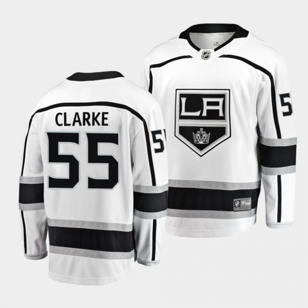 Brandt Clarke Los Angeles Kings 2021 NHL Draft Jersey Away White