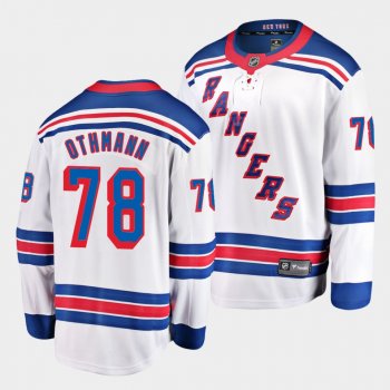 Brennan Othmann New York Rangers 2021 NHL Draft Jersey Away White