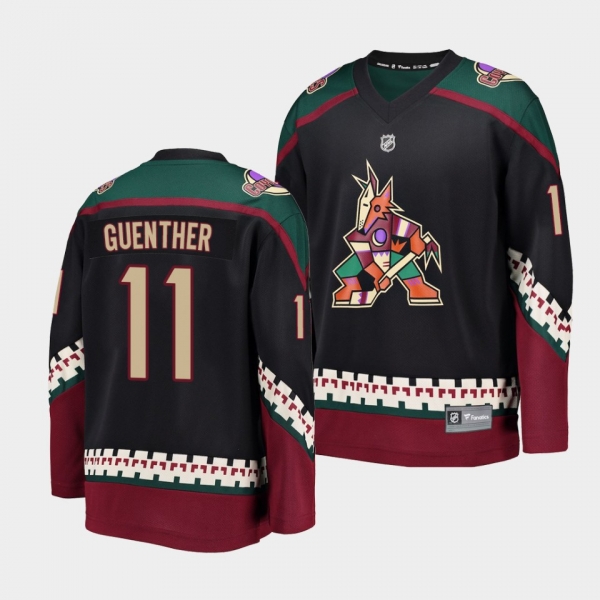 Dylan Guenther Arizona Coyotes 2021 NHL Draft Jersey Alternate Black