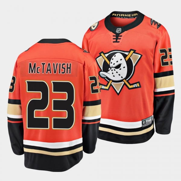 Mason McTavish Anaheim Ducks 2021 NHL Draft Jersey Home Orange