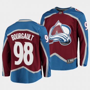 Oskar Olausson Colorado Avalanche 2021 NHL Draft Jersey Home Burgundy