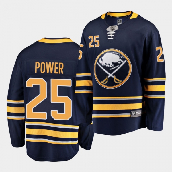 Owen Power Buffalo Sabres 2021 NHL Draft No.1 Navy Premier Men Jersey