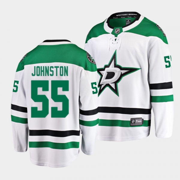 Wyatt Johnston Dallas Stars 2021 NHL Draft Jersey Away White