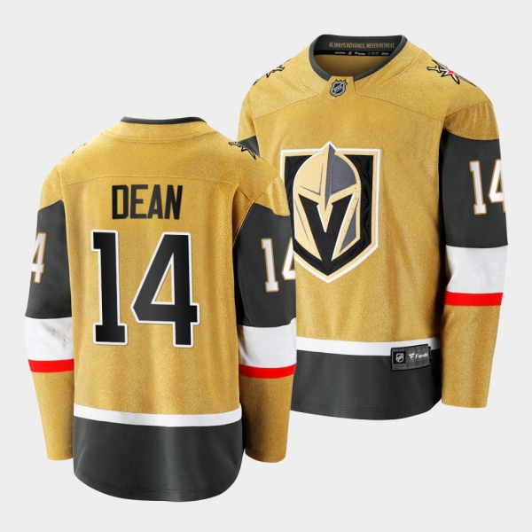 Zach Dean Vegas Golden Knights 2021 NHL Draft Jersey Home Gold